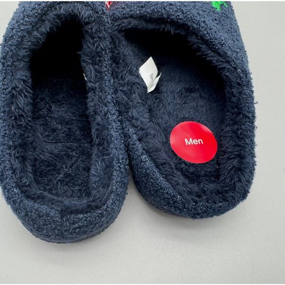 Family PJs Slippers Mens Large 10-11 JOLLY Colorful Festive Comfy Lounge Bright - Picture 5 of 9